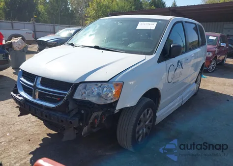 2016 Dodge Grand Caravan Se из США, поврежденный, VIN 2C4RDGBG7GR342138